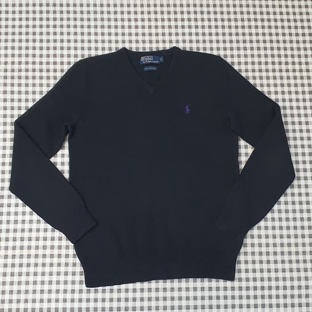 폴로 랄프로렌 램스울100 브이넥 니트 남자95