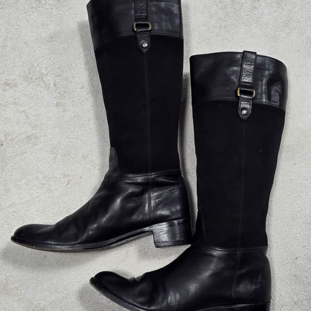 마가렛호웰 블랙 가죽 롱부츠 260사이즈