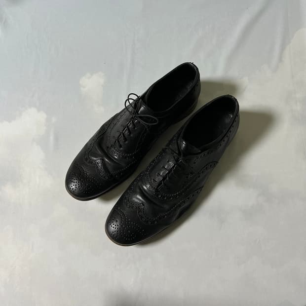 Prada wing tip derby shoes