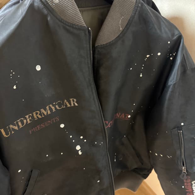 언더마이카x커버낫 MA-1자켓