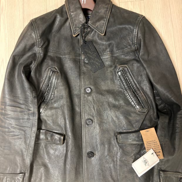 RRL 인디고 레더 카코트 팝니다.