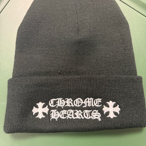 [os] 크롬하츠 로고 비니 블랙 