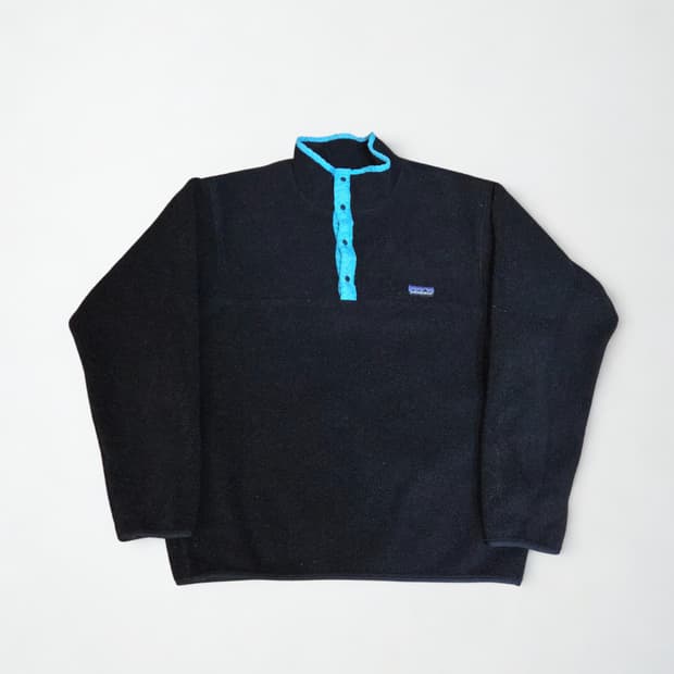 (W55)80s파타고니아 Usa 블랙 신칠라 자켓