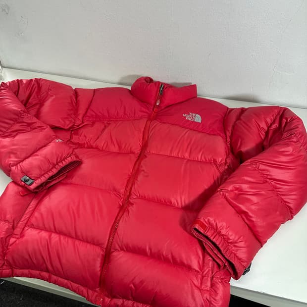 95 M 노스페이스 레드 700 구형눕시 구스다운 패딩점퍼
