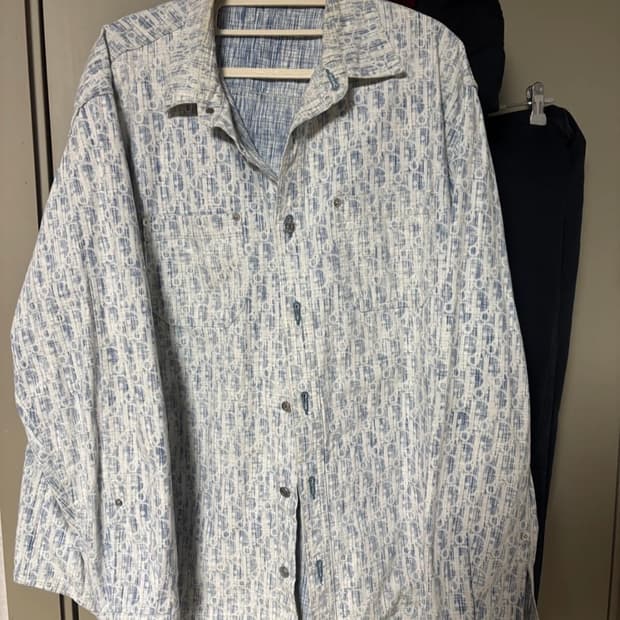 디올 오블리크 데님 셔츠 43