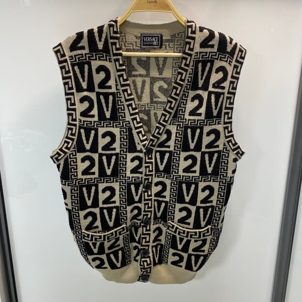 빈티지 베르사체 베스트 조끼