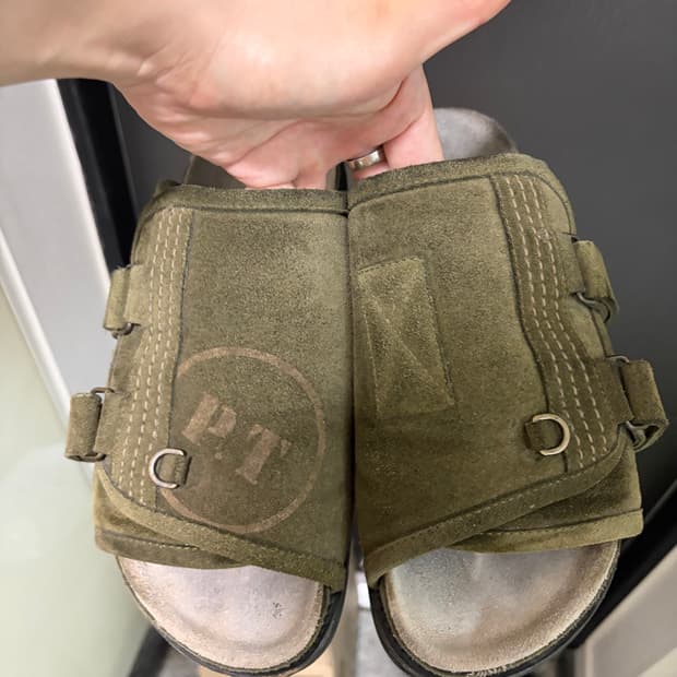 폴리테루 점보슬리퍼 올리브4