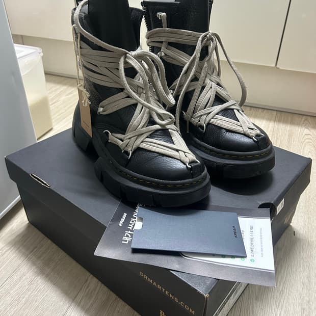 닥터마틴 릭오웬스 1460 dmxl 메가레이스