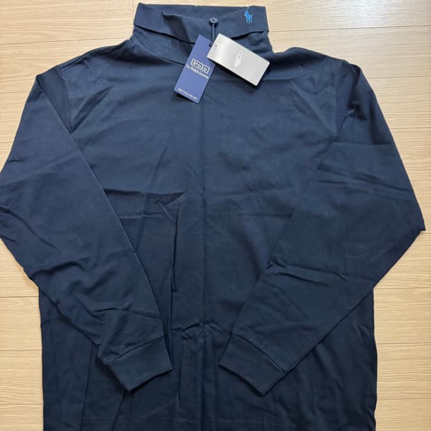 빔즈 X 폴로 목넥 티셔츠 네이비 