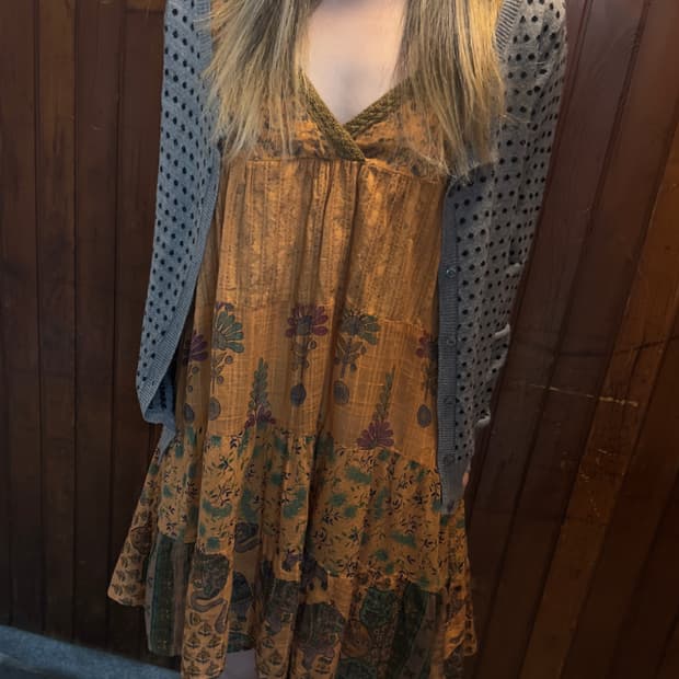 elle planete dot cardigan