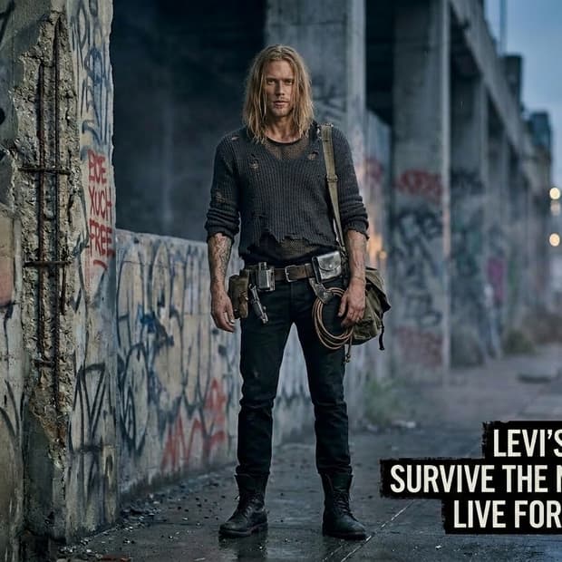 리바이스 511 슬림핏 블랙 데님 (W33 L30)