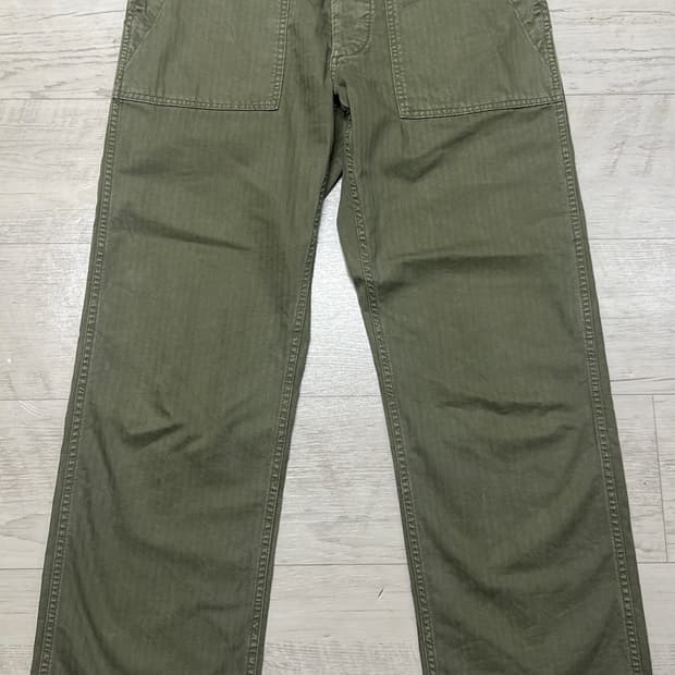 RRL 퍼티그 해링본 팬츠 32x32