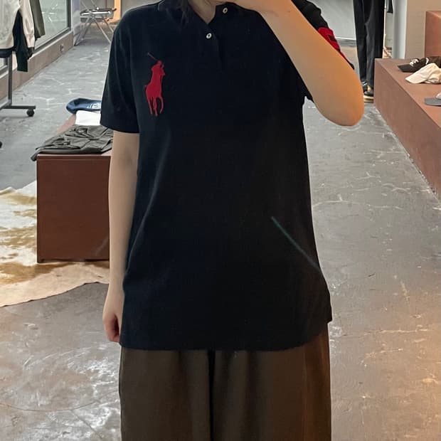 폴로 랄프로렌 빅포니 블랙 카라 반팔 H2480