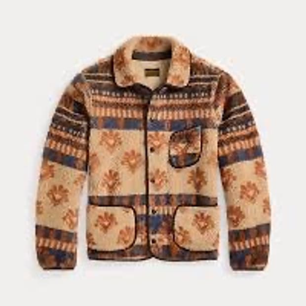 RRL 울블렌드 파일 플리스 자켓