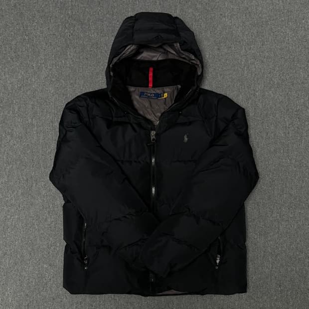 L) 거의 새상품) 매장 정품) 폴로 헤비 덕다운 패딩