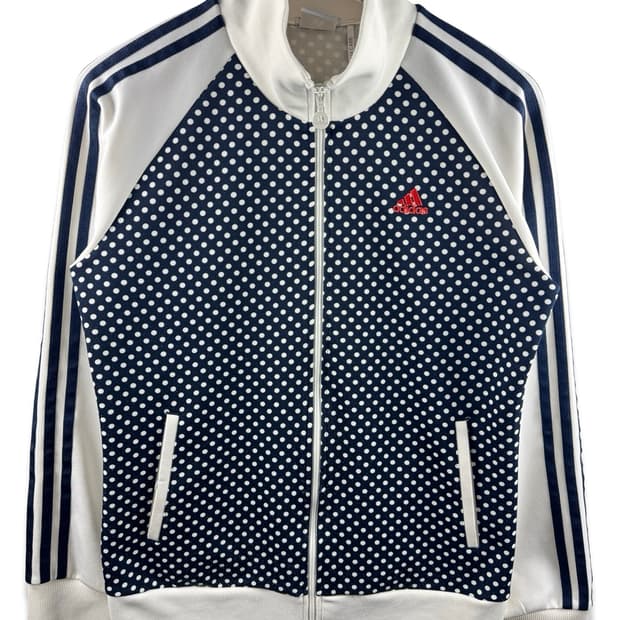 아디다스 네이비 화이트 도트 나그랑 져지2986