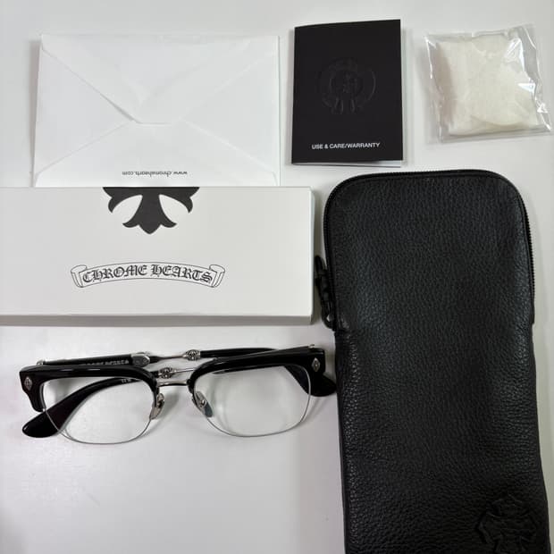 크롬하츠 안경 에바질리스트 블랙/실버