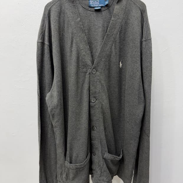 정품) 폴로랄프로렌 남성 그레이 가디건 XXL