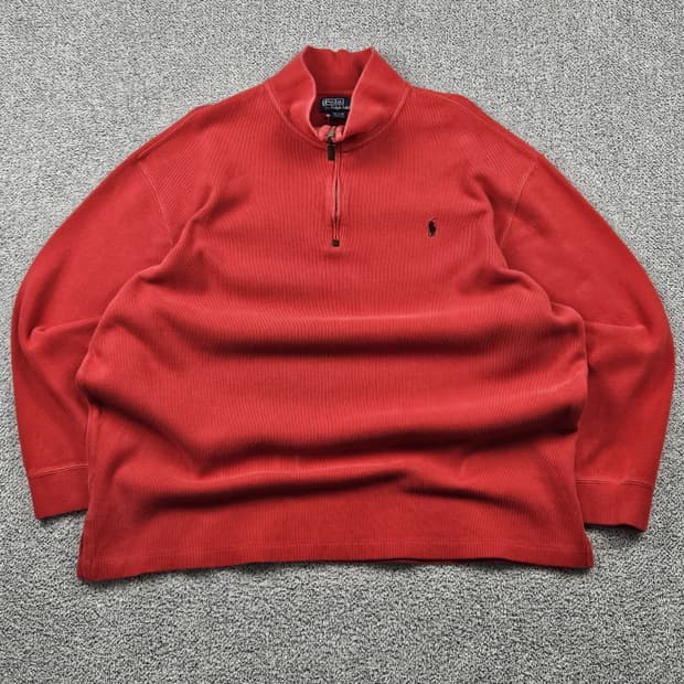 폴로랄프로렌 하프 니트집업 ( 2XL ) / 9648
