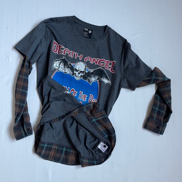 PPFM Double Layer Long Sleeve Printed T