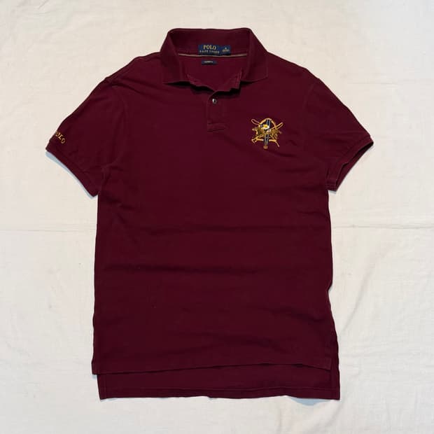 폴로 랄프로렌 빅포니 치프키프 카라티 버건디