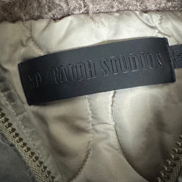 nofaithstudios Astro fur bomber jacket