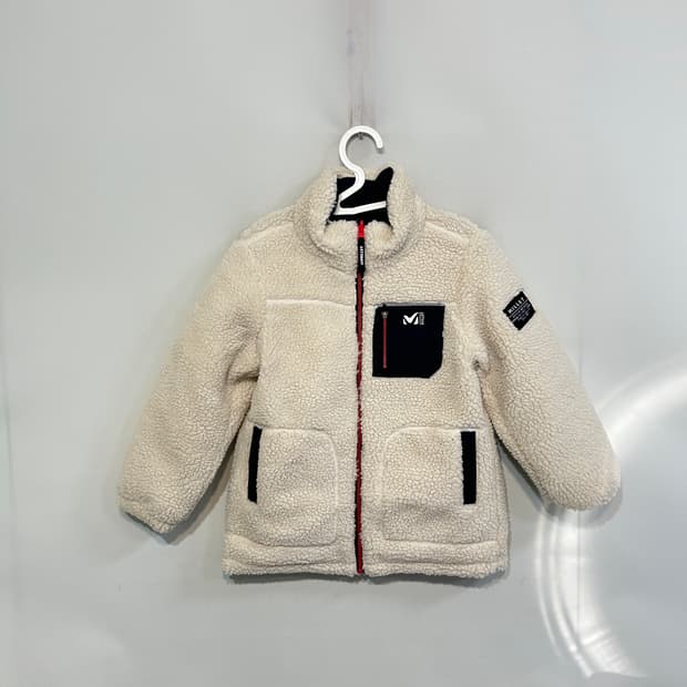 밀레 키즈 후리스 집업 130 