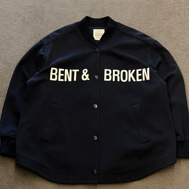 스튜디오 톰보이 바시티 자켓 처분 