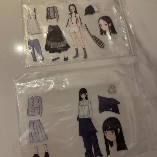 코이세이오 옷입히기 스티커