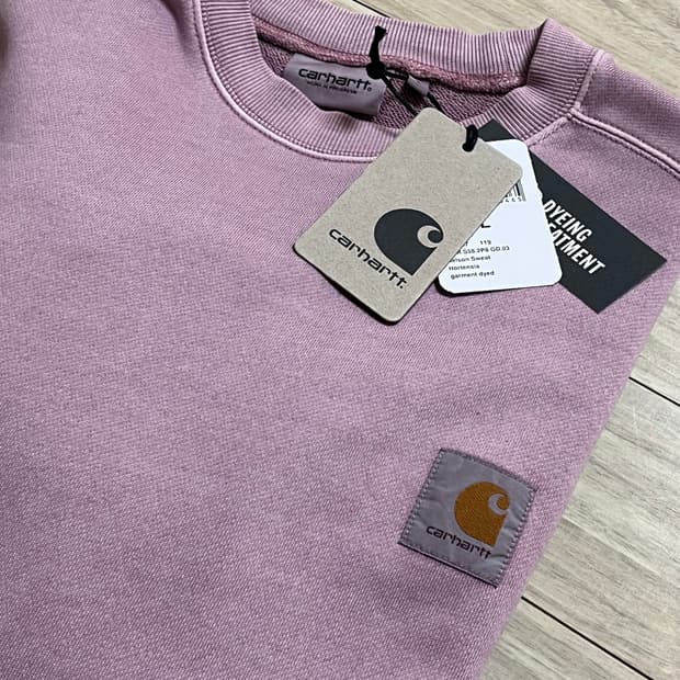 칼하트윕 스웻셔츠 호텐시아 가먼트 다이드 L