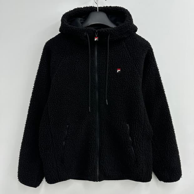 95 휠라 남자 양털 뽀글이 후드 점퍼