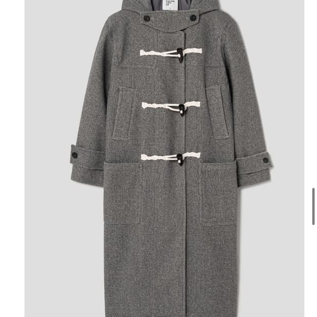 삽니다, 구해요)) 에잇세컨즈 후드 더블 코트 그레이