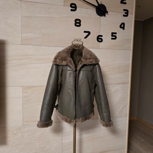 [55/s] 데렉램 무스탕 양모 자켓 2025