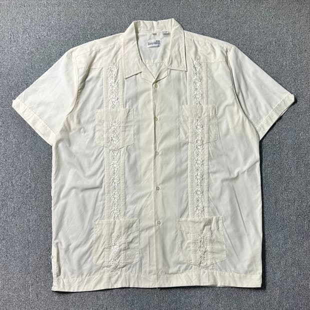 빈티지 쿠바 하프셔츠 (3XL/old-7703)