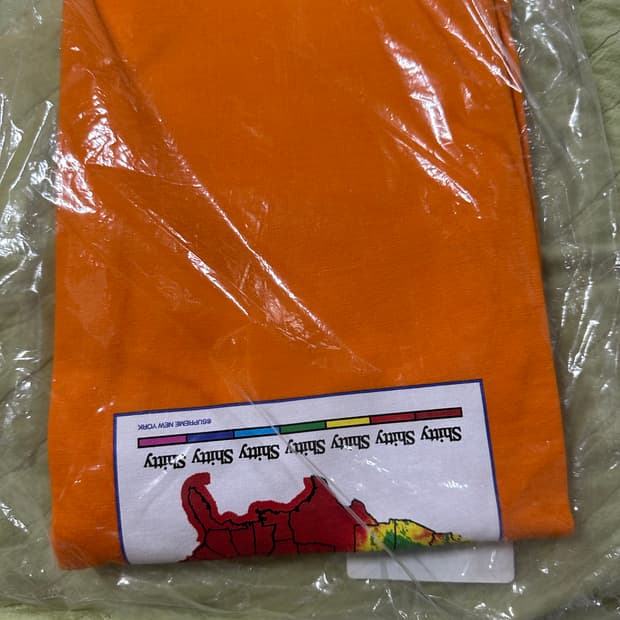 슈프림 웨더티셔츠 23fw xl