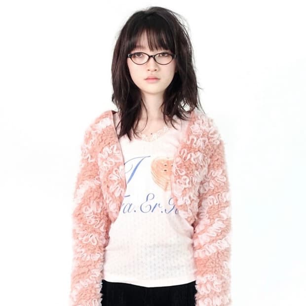 샵페어리 핑크 볼레로