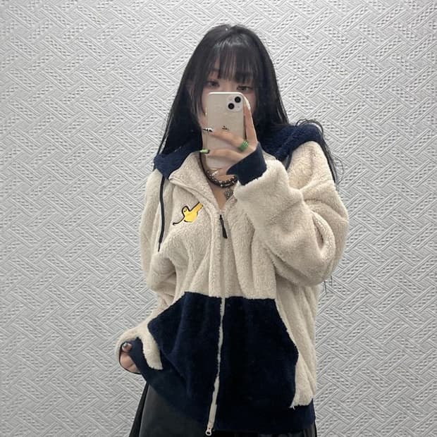 마크곤잘레스 와릿이즌 엔젤 보아 후리스 후드집업 L C08838