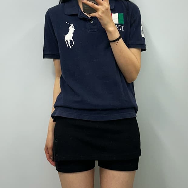 폴로 랄프로렌 빅포니 이탈리아 네이비 pk 반팔 카라티