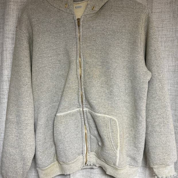 [2]아프레쎄 24fw 빈티지 후드집업 그레이