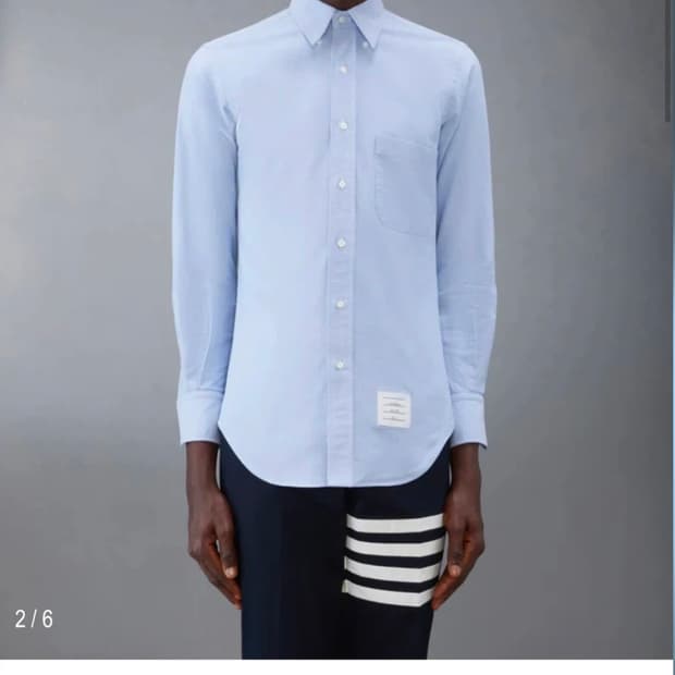 톰브라운 히든 삼선 옥스포드셔츠 4사이즈