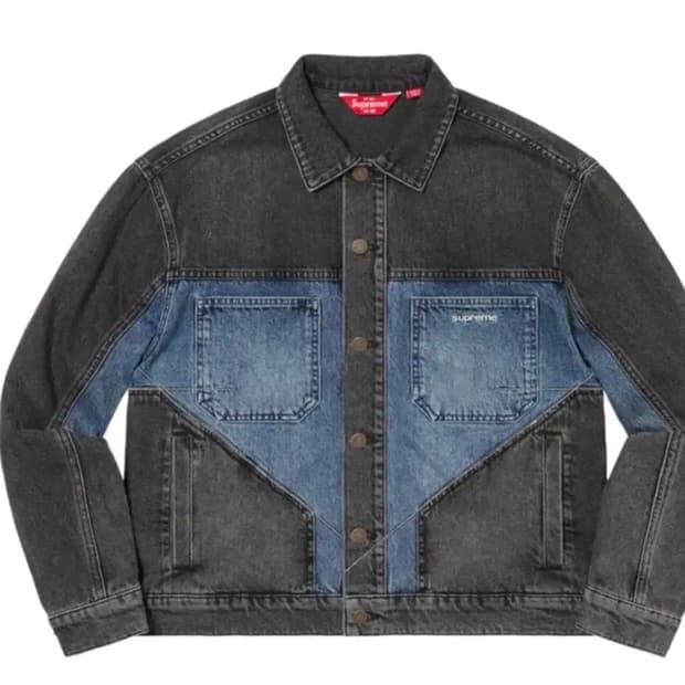 [M] 슈프림 투톤 데님자켓