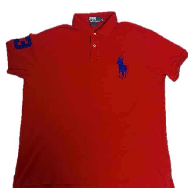 Polo Ralph Lauren 빅포니 넘버링 폴로셔츠 (레드)