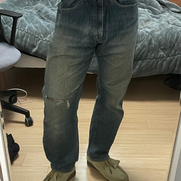 Levi’s 샌드워싱 스트레이트핏 데님팬츠