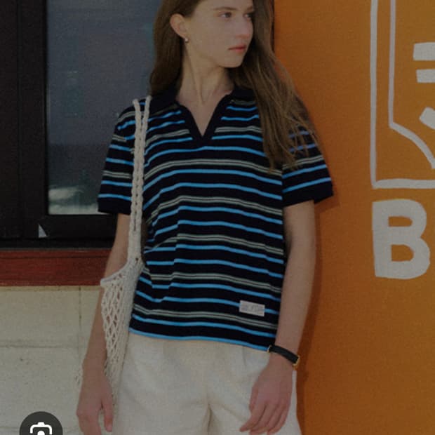 틸아이다이 브이넥 카라반팔 티셔츠 스프라이트