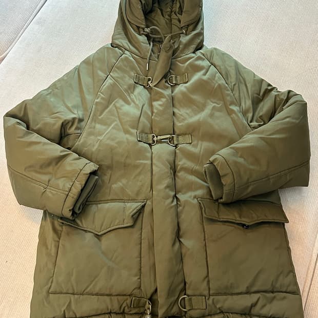 Mountain Adventure 카키 패딩 M