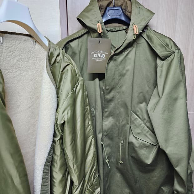 L ) gizemo 기제모 m51 내외피 세트 기즈모 m-51 피쉬테일