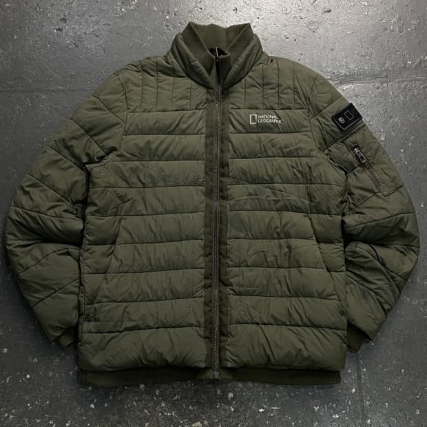 100 내셔널지오그래픽 와펜 경량패딩 