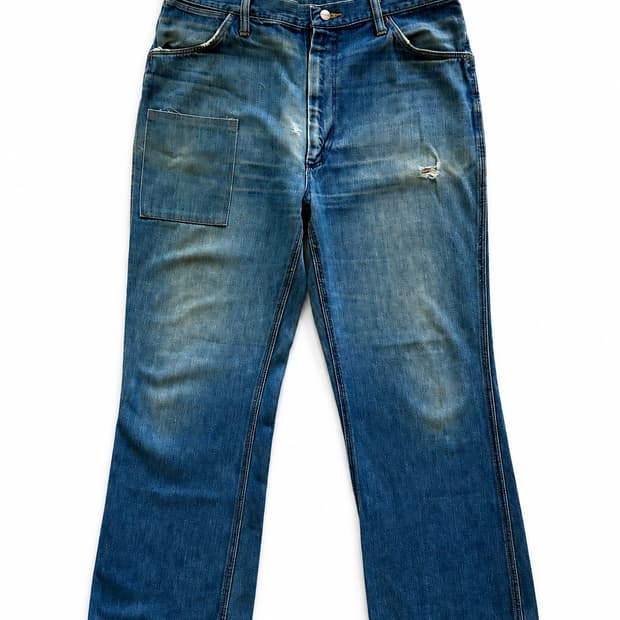 70's Maverick by BLUE BELL 플레어 데님 33~34"