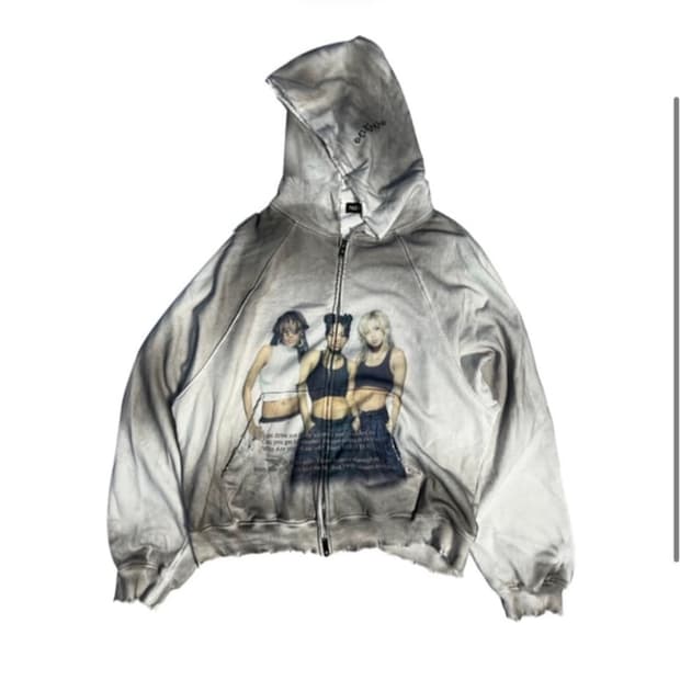 파코서플라이 dolly dirty zip up hoodie
