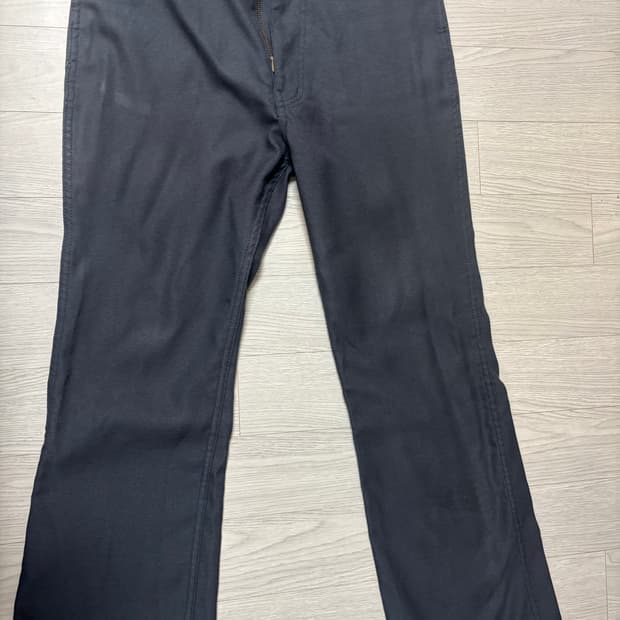 Needles / 니들스 네이비 폴리 부츠컷 팬츠 [OS] 